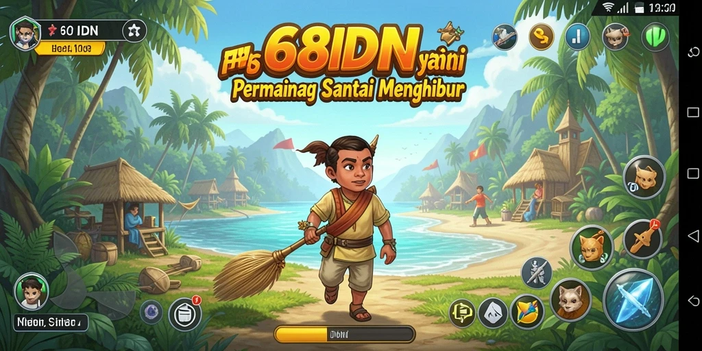 Tampilan gameplay <strong>68IDN</strong> yang cerah dan menarik.