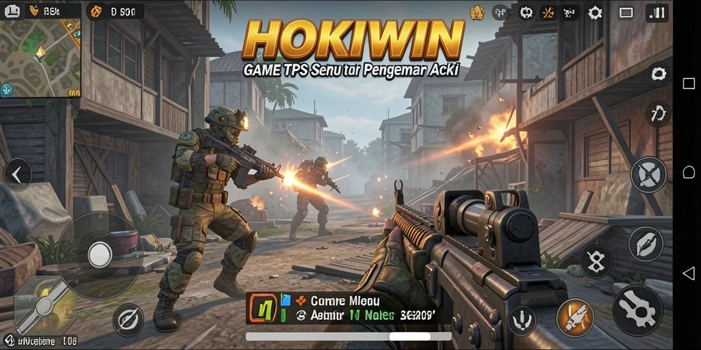 Tangkapan layar HOKIWIN menunjukkan intensitas pertempuran TPS yang menarik.
