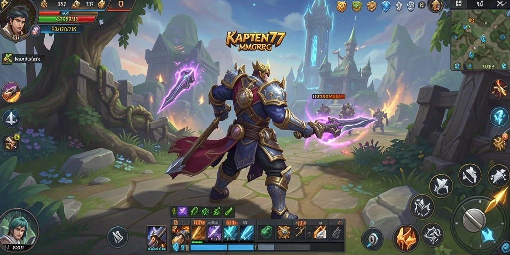 Tampilan menarik dalam gameplay KAPTEN77 mengajak pemain berpetualang.