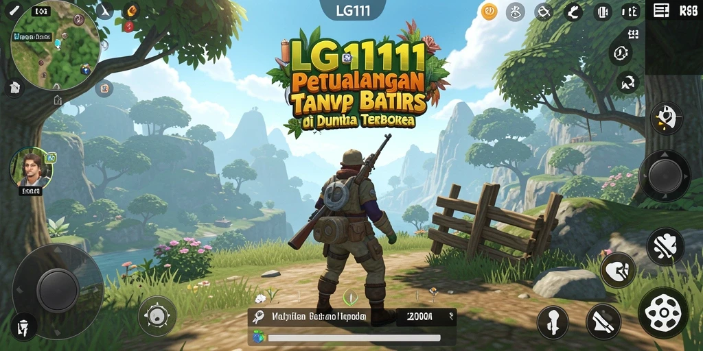 Tangkapan layar gameplay LG111 menampilkan petualangan Open World yang penuh aksi.