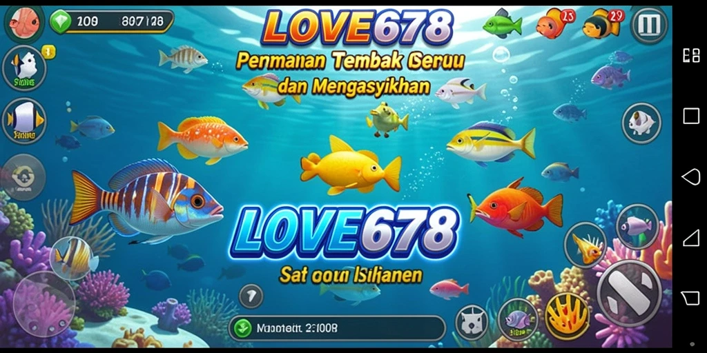 Screenshot gameplay Tembak Ikan yang menarik di LOVE678.