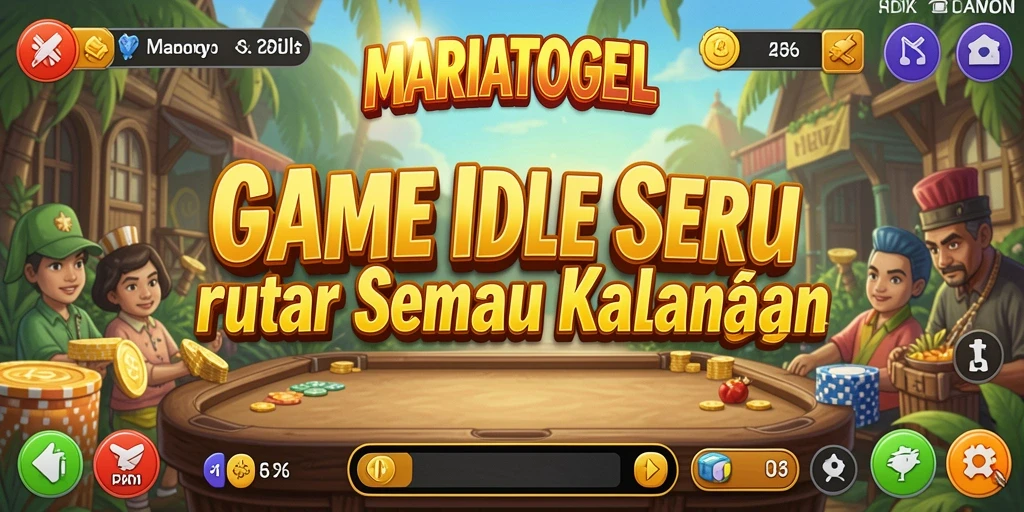 Tangkapan layar menunjukkan gameplay MARIATOGEL yang santai dan menyenangkan.