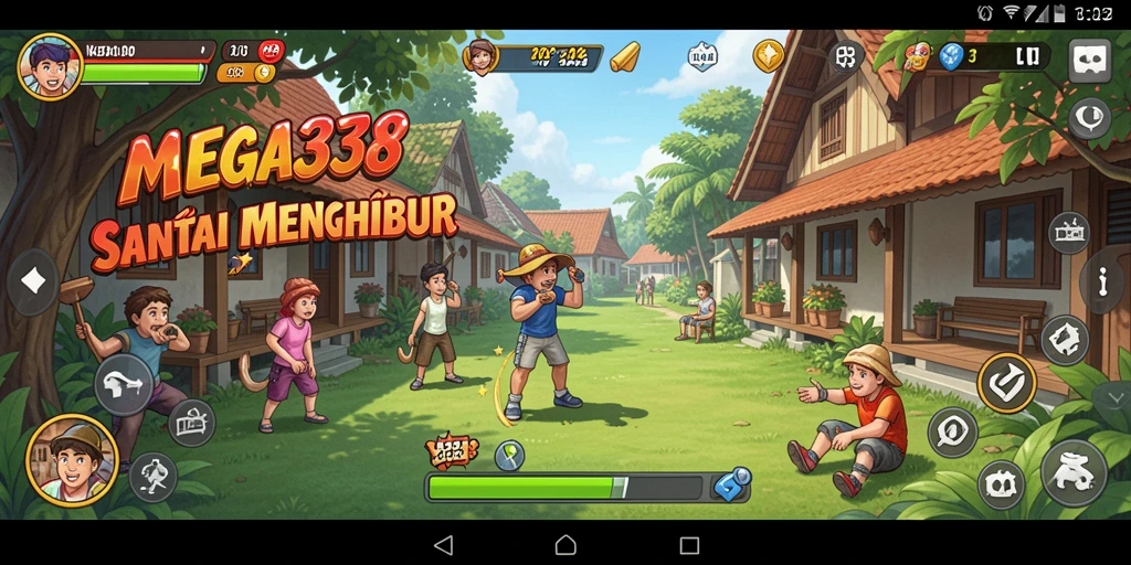 Tampilan gameplay MEGA338 yang seru dan menghibur.