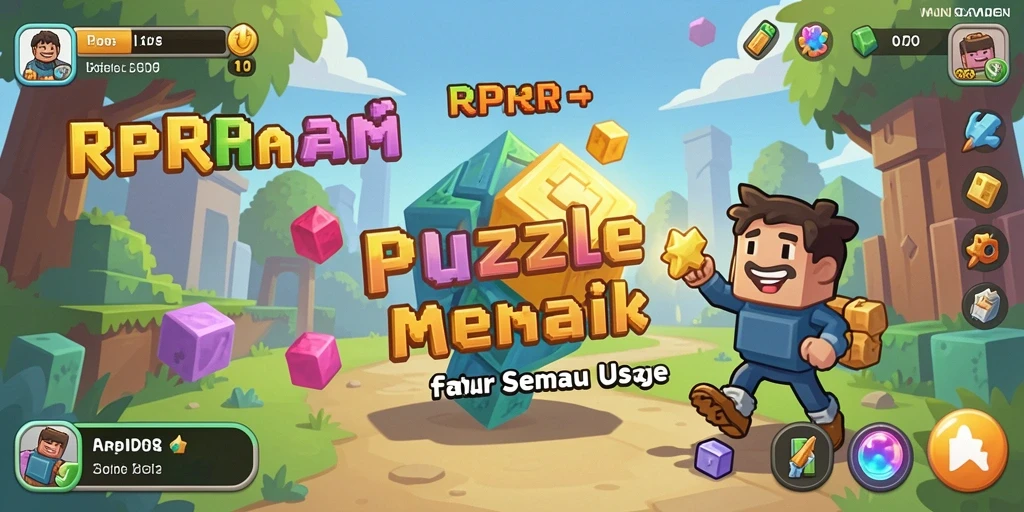 Screenshot dari gameplay RPRR yang menampilkan teka-teki menarik.
