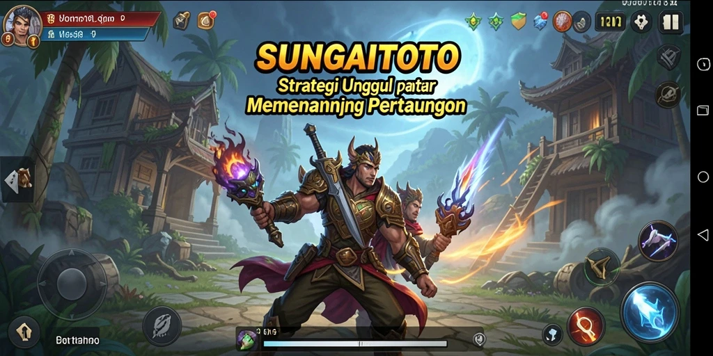 Screenshot SUNGAITOTO yang menunjukkan momen intens dalam gameplay strategi.