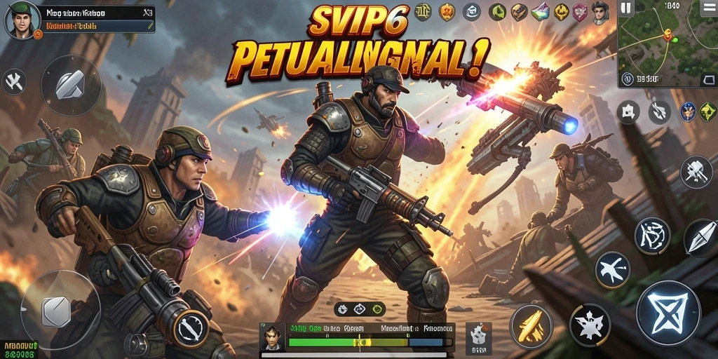 Tangkapan layar menunjukkan aksi seru dan intens di SVIP6.