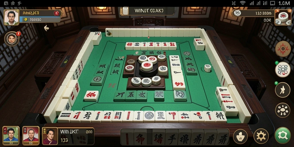 Gameplay Mahjong yang menantang dan seru di WINJKT.