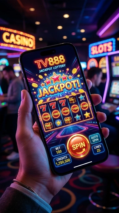 Cuplikan layar antarmuka tv888 yang sederhana dan mudah digunakan.